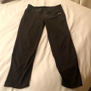 Black Fila Workout Pants